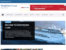 Tablet Screenshot of cheapcruises-1.com